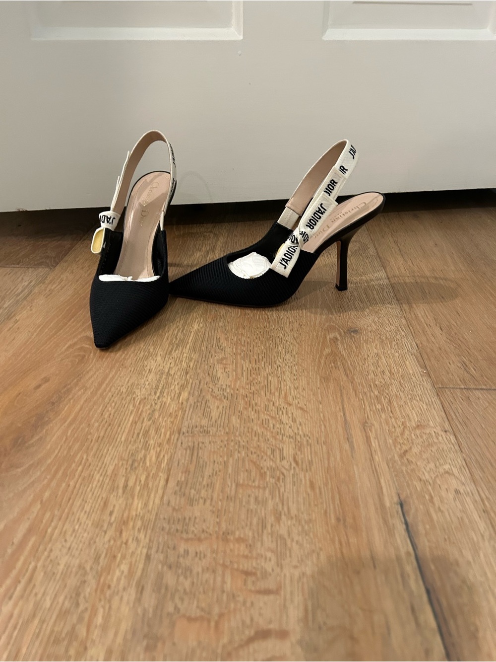 CHRISTIAN DIOR J’Adior sling back pumps.